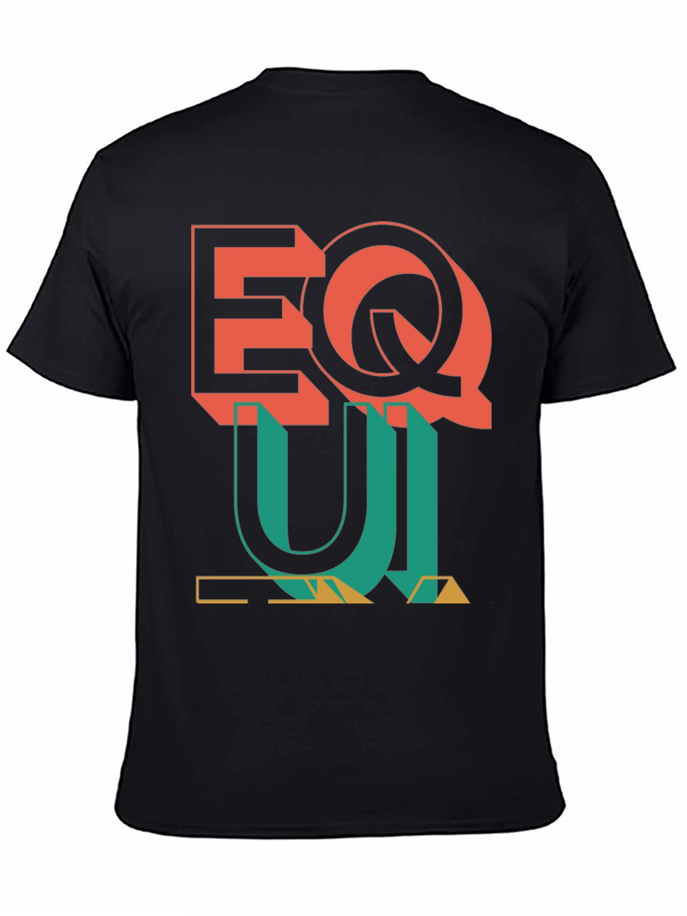 Geometric Graphic Print Tee - Bold EQ Design