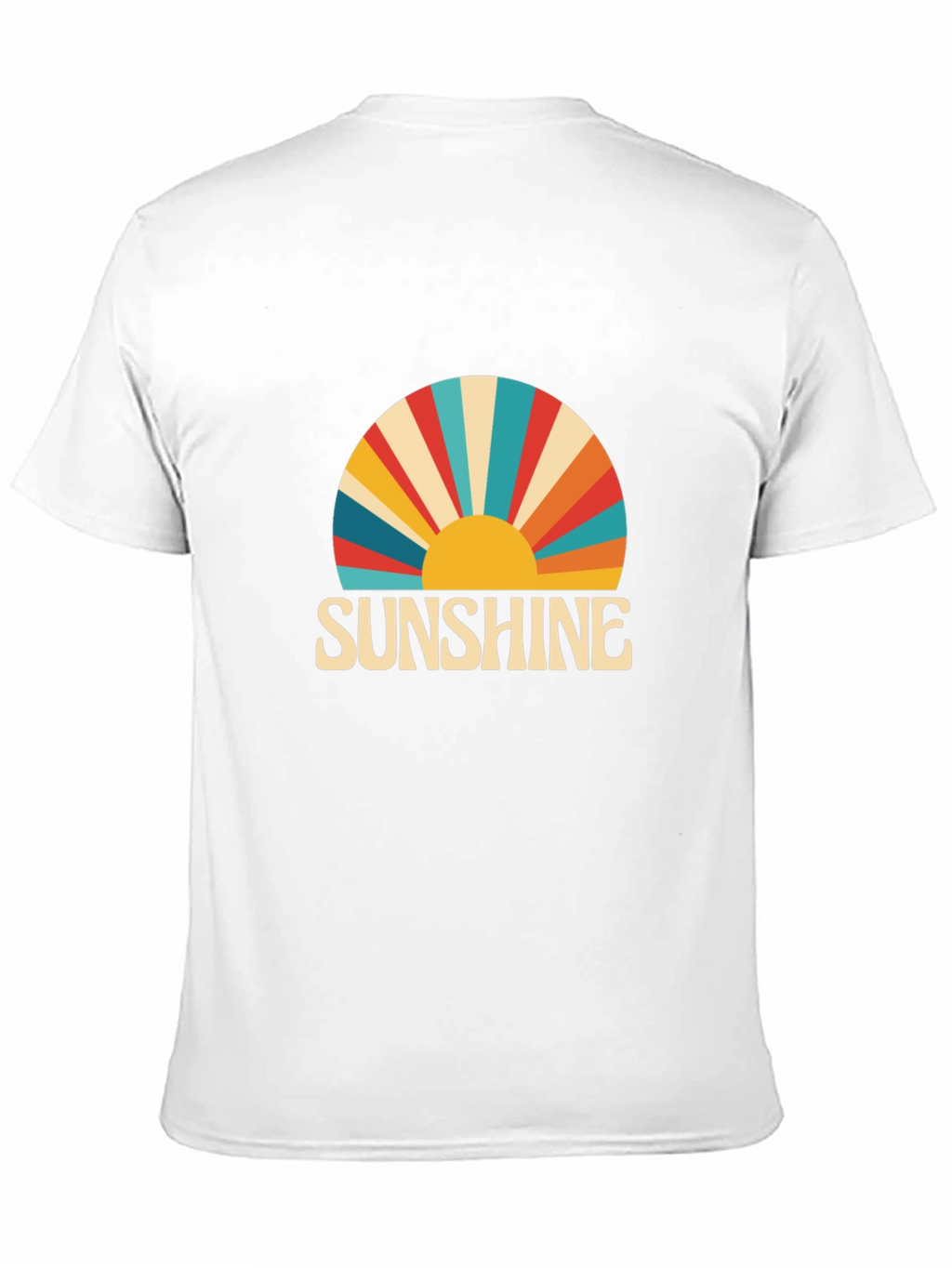 Sunshine Retro Graphic Tee -  Black T-Shirt