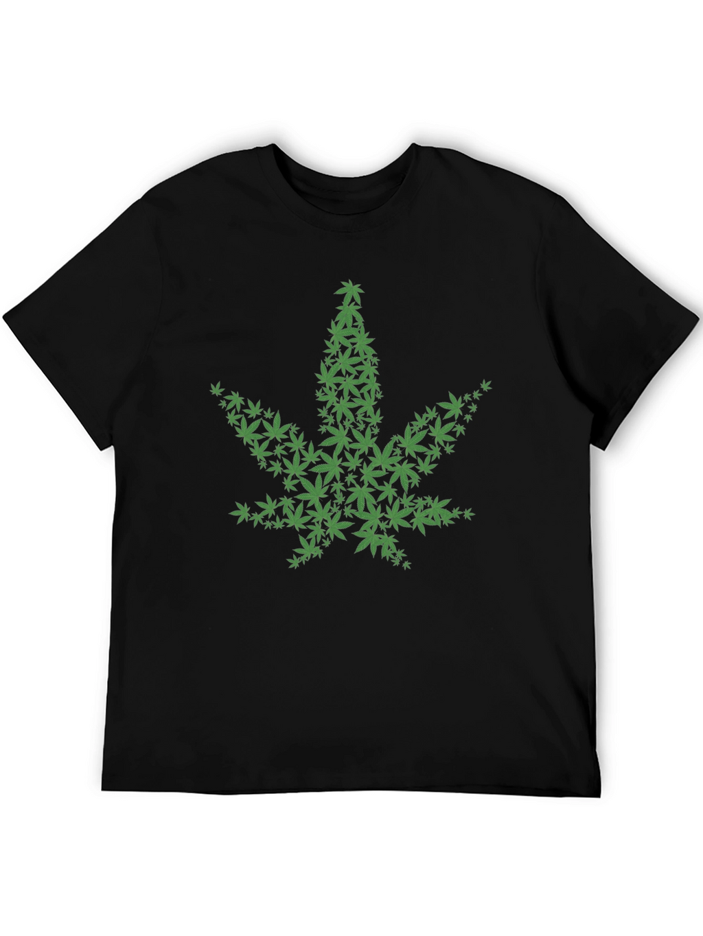 Cannabis Leaf Graphic T-Shirt