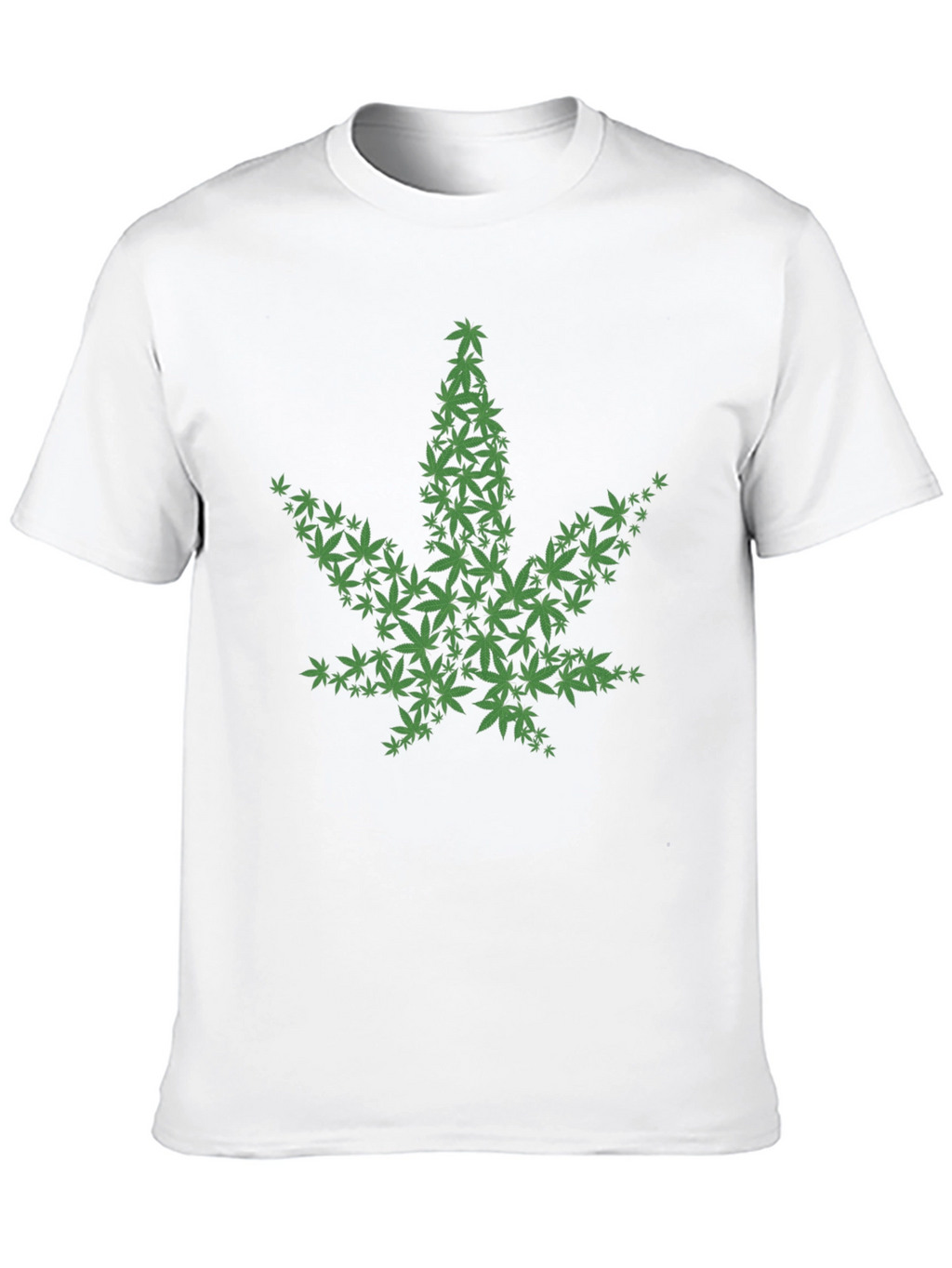 Cannabis Leaf Graphic T-Shirt