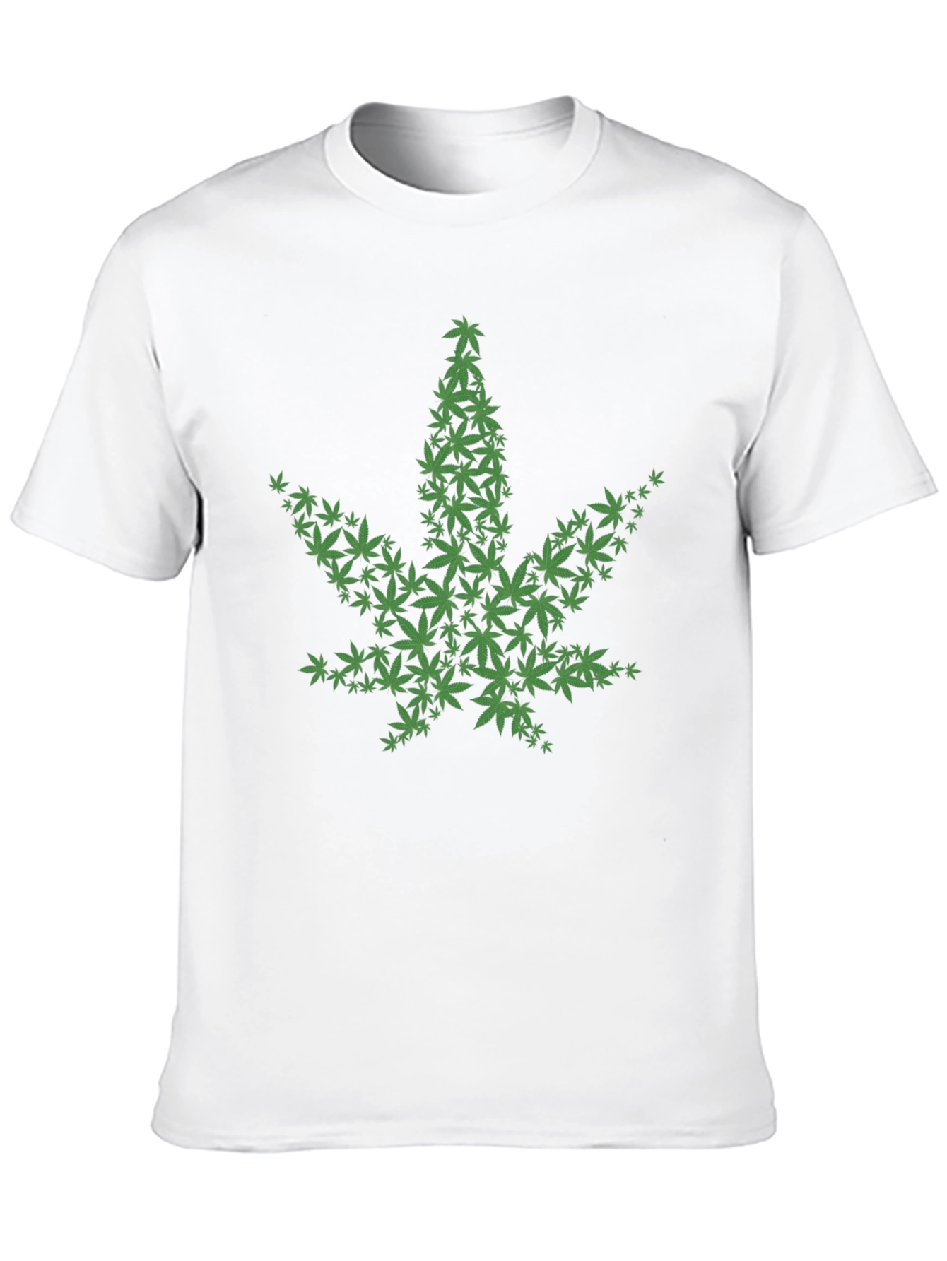 Cannabis Leaf Graphic T-Shirt
