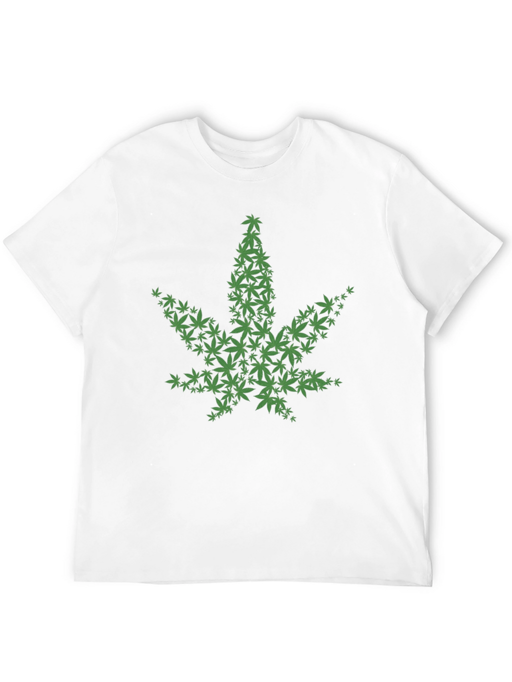 Cannabis Leaf Graphic T-Shirt