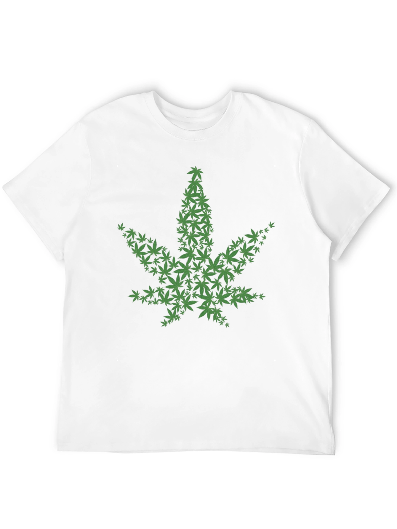 Cannabis Leaf Graphic T-Shirt