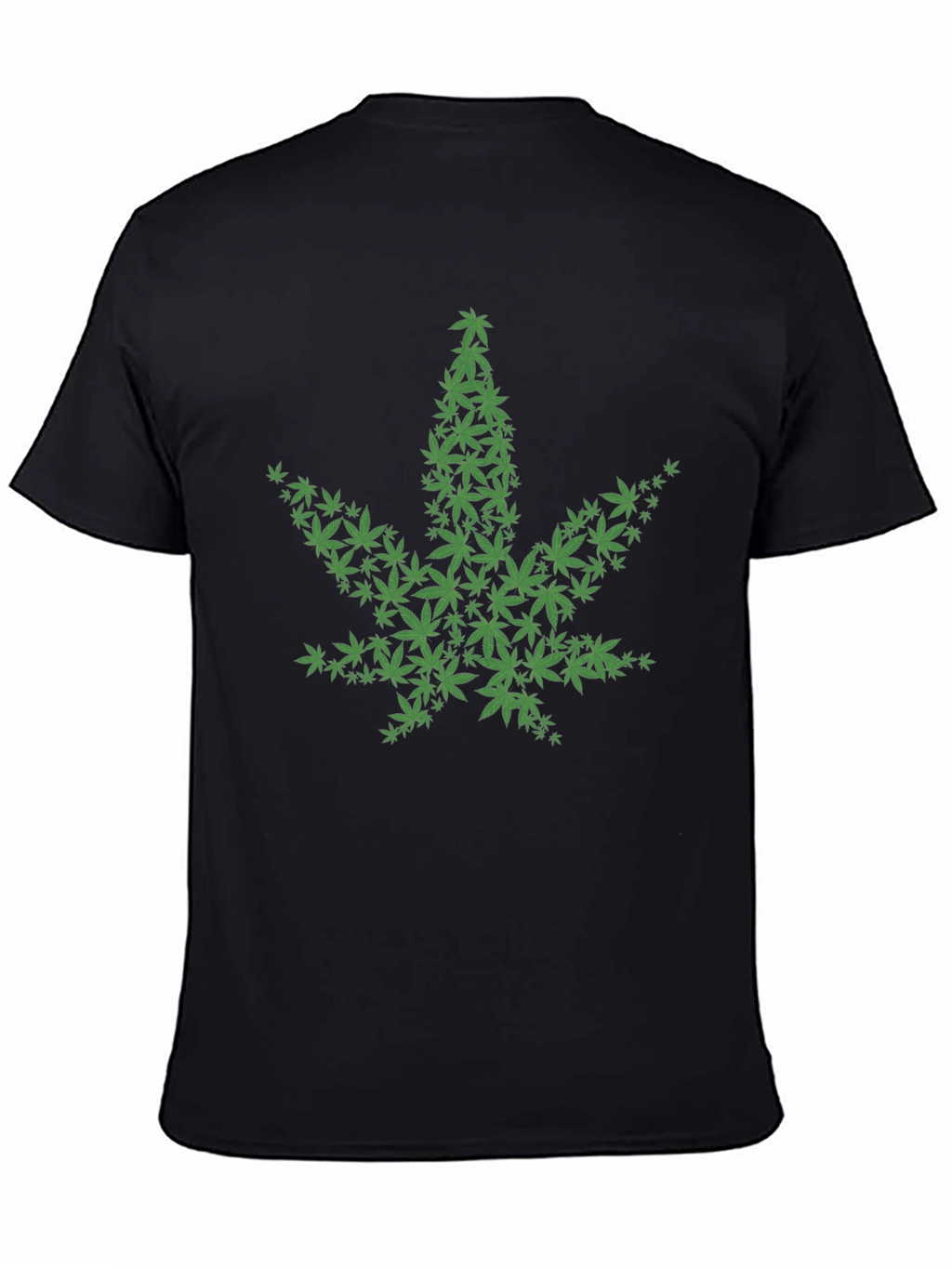 Cannabis Leaf Graphic T-Shirt