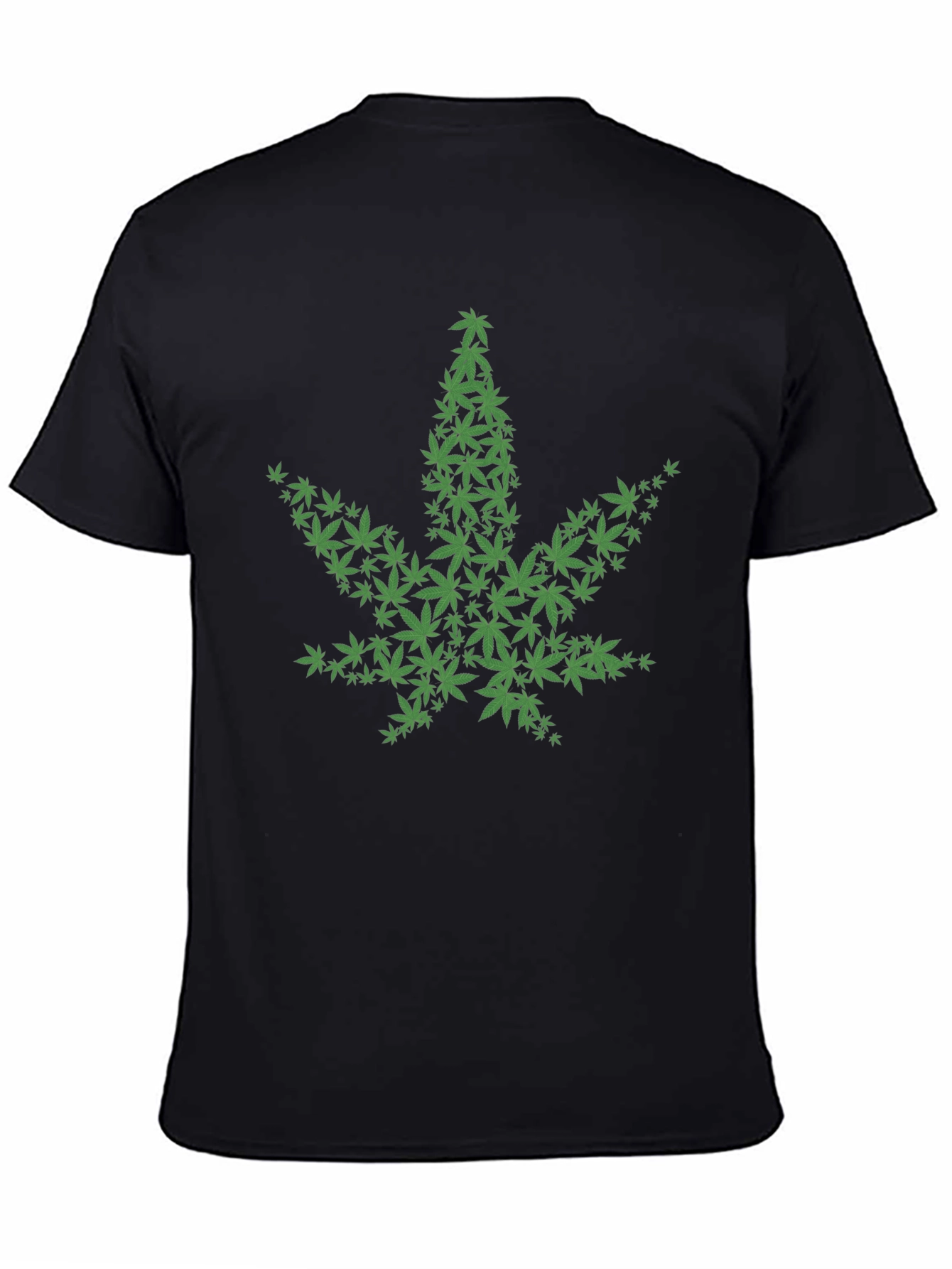 Cannabis Leaf Graphic T-Shirt