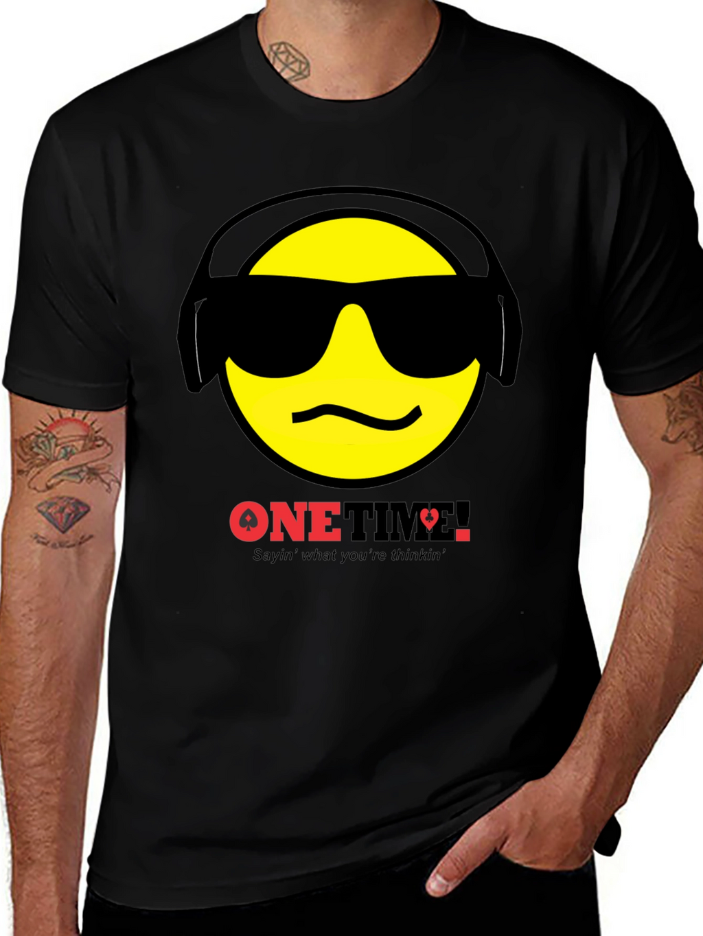 Cool Emoji Graphic T-Shirt - One Time!