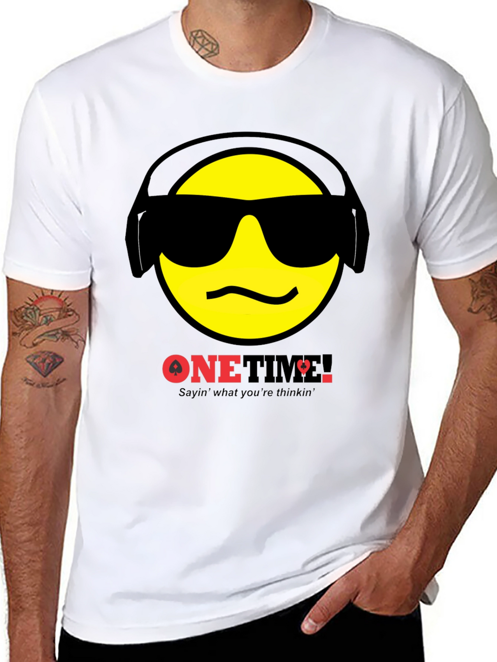 Cool Emoji Graphic T-Shirt - One Time!