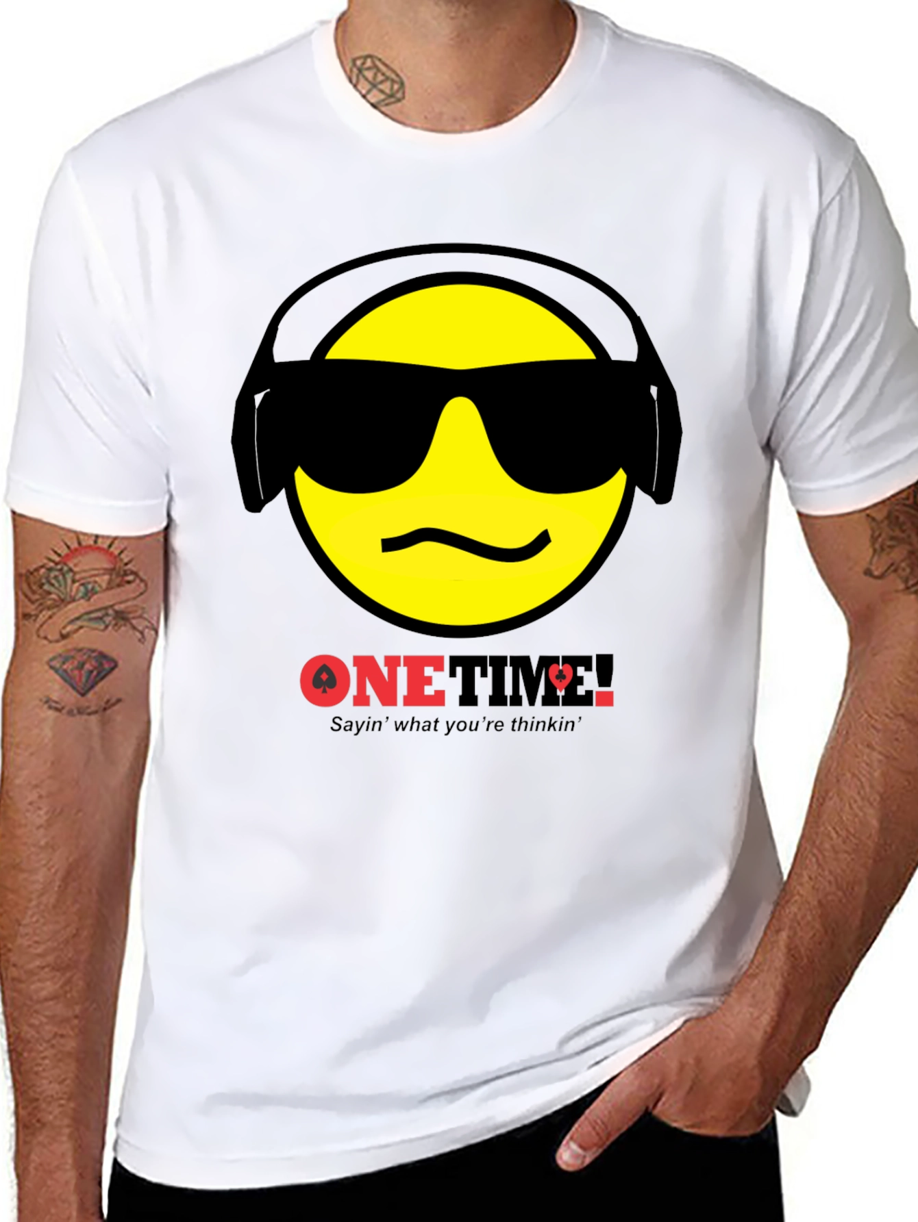 Cool Emoji Graphic T-Shirt - One Time!