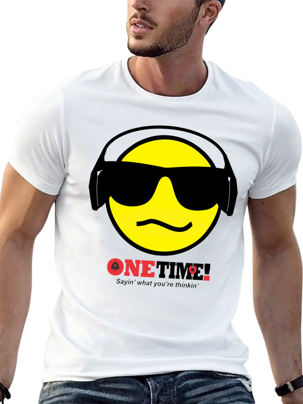 Cool Emoji Graphic T-Shirt - One Time!