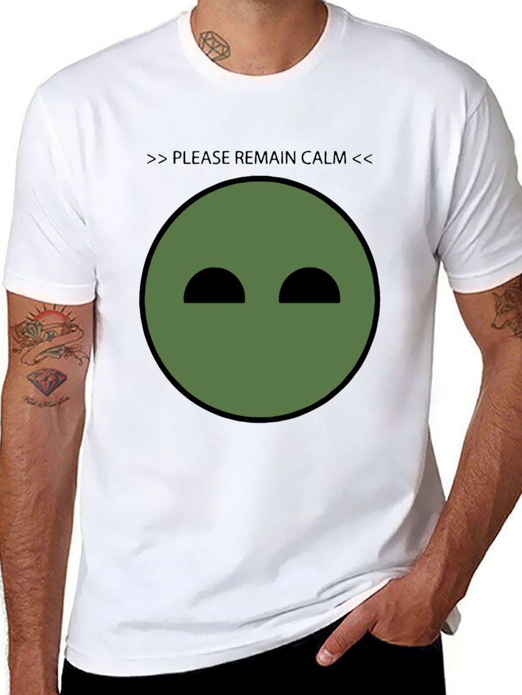 Stay Calm T-Shirt - Minimalist Graphic Tee