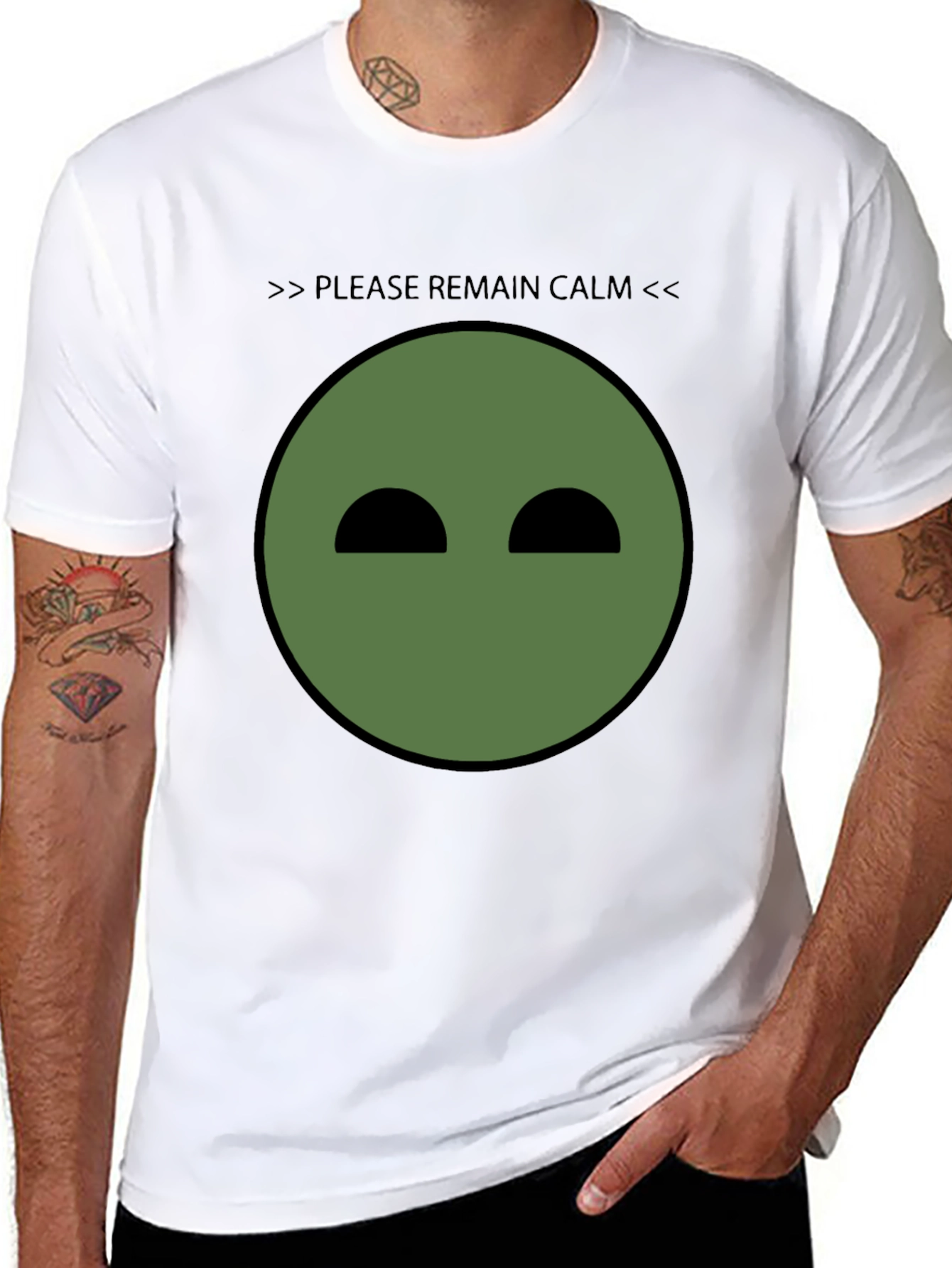Stay Calm T-Shirt - Minimalist Graphic Tee