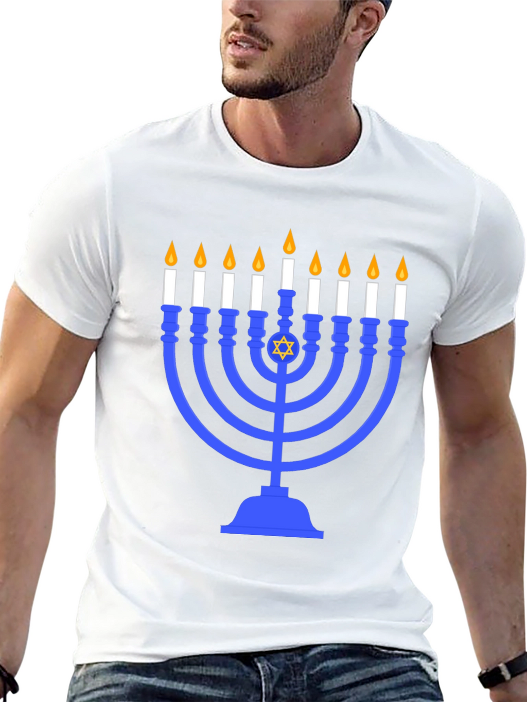 Hanukkah Menorah T-Shirt