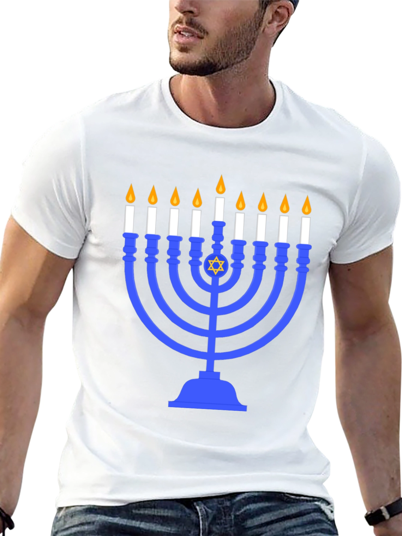 Hanukkah Menorah T-Shirt