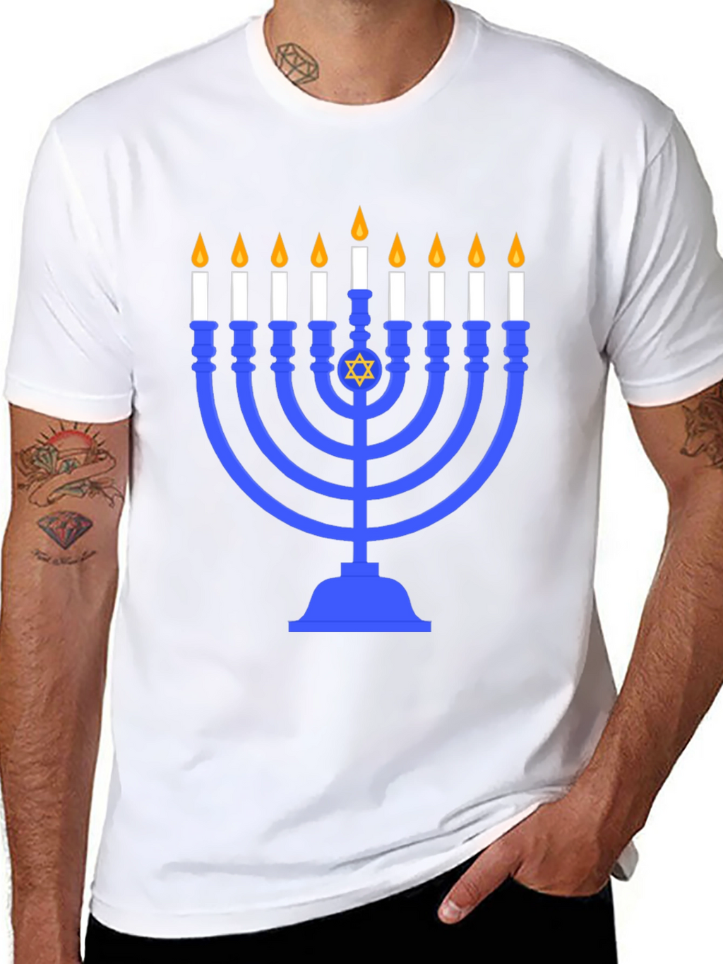 Hanukkah Menorah T-Shirt