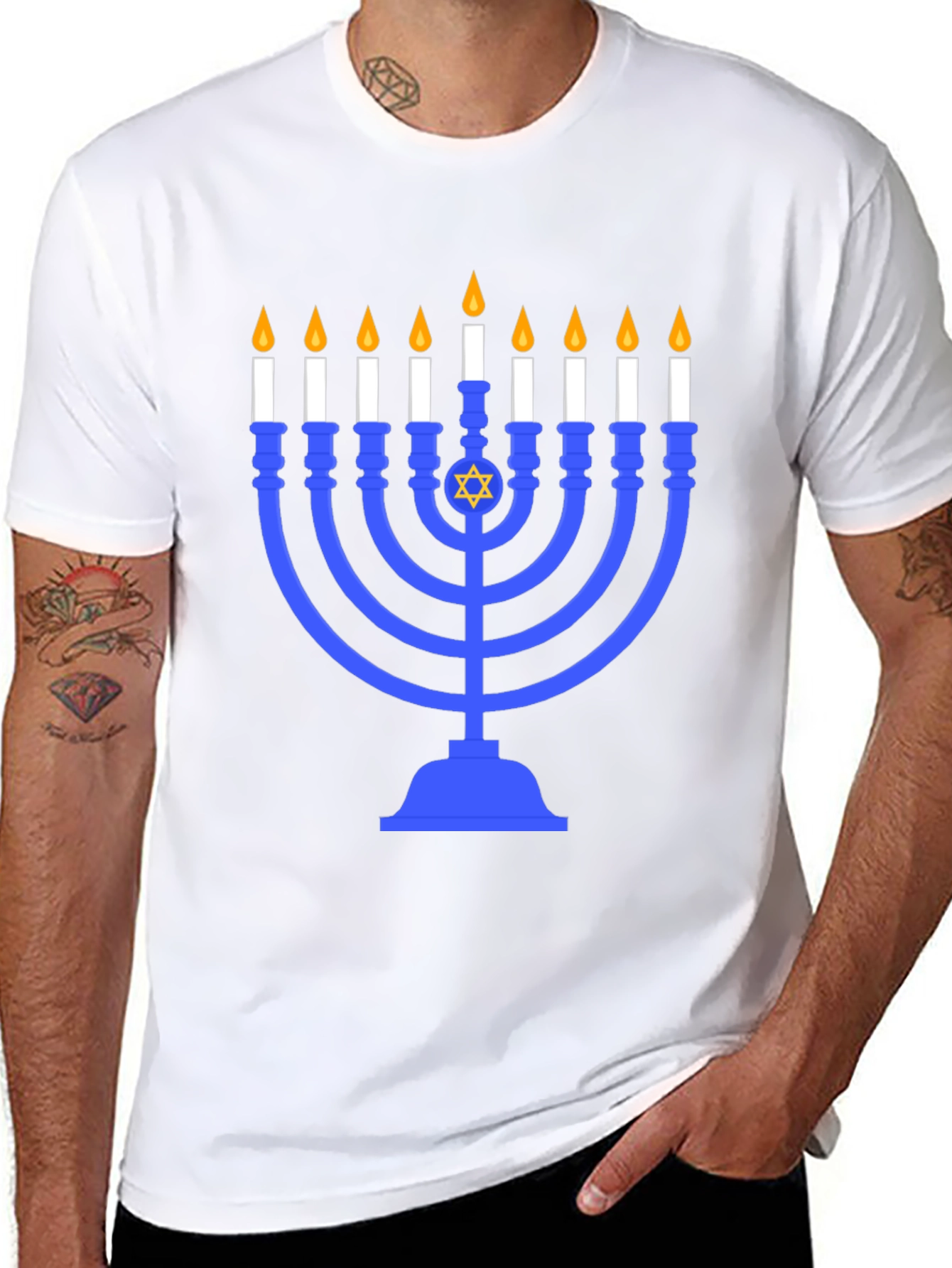 Hanukkah Menorah T-Shirt