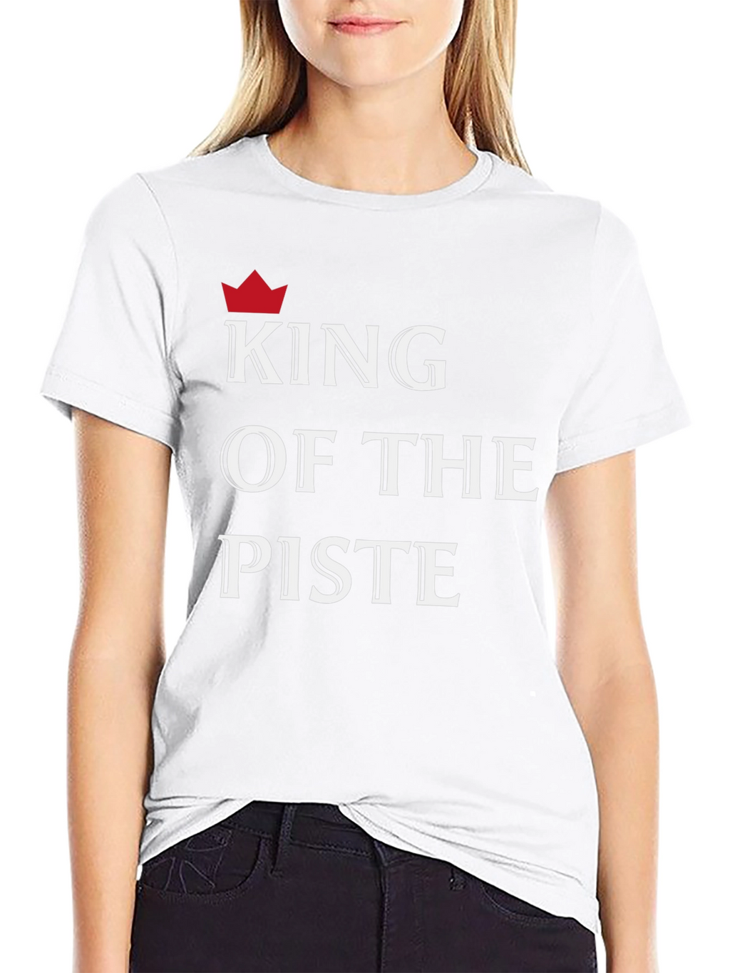 King of the Piste T-Shirt - Black Graphic Tee