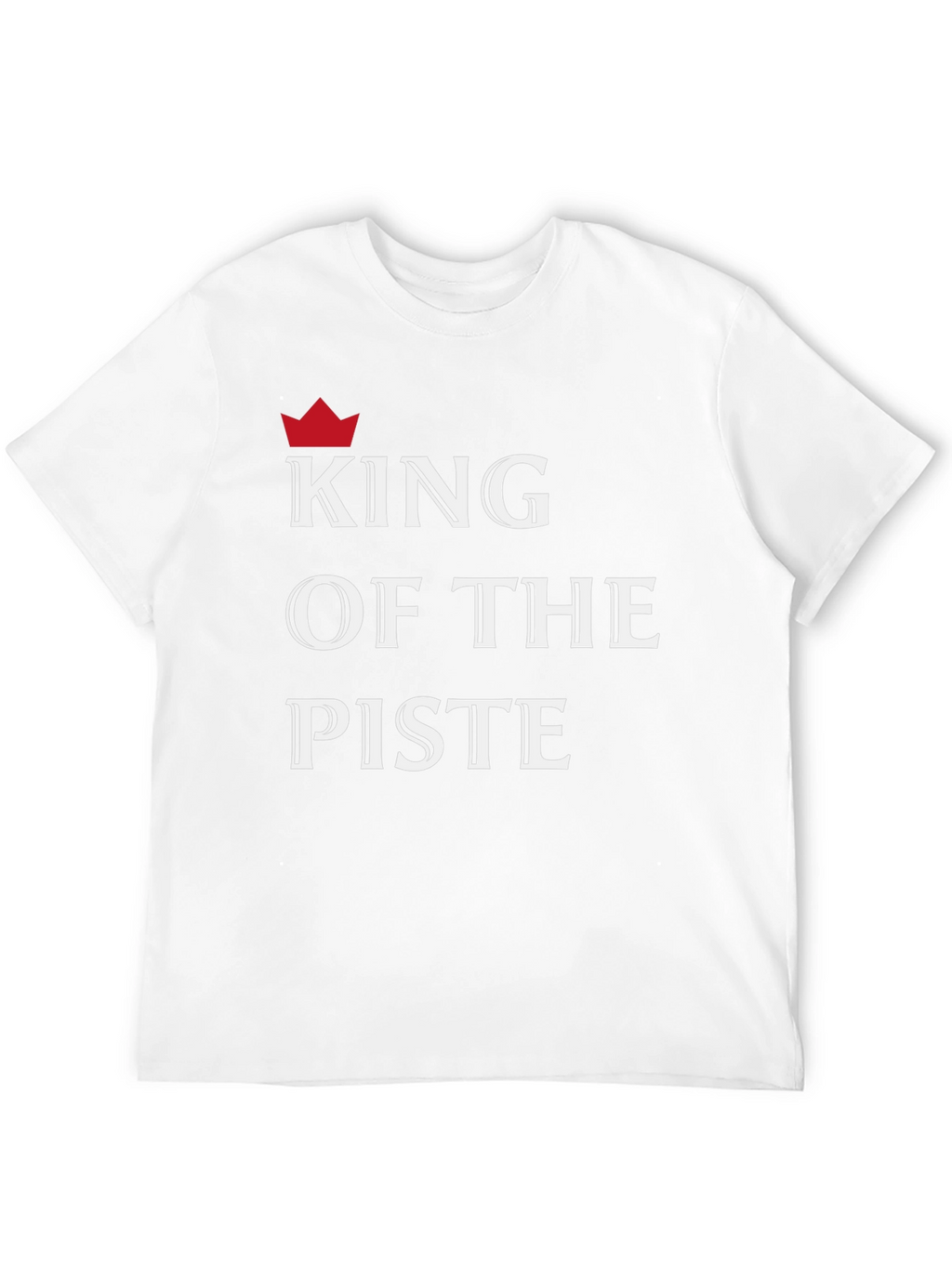 King of the Piste T-Shirt - Black Graphic Tee