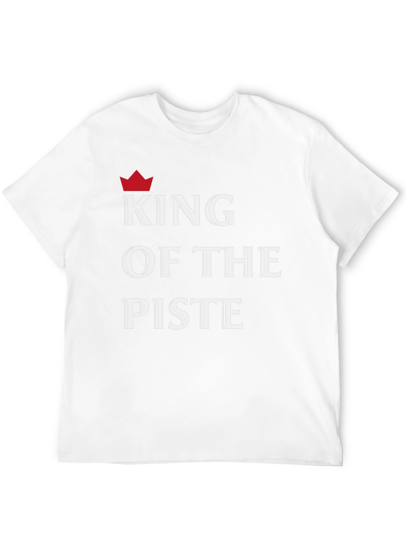 King of the Piste T-Shirt - Black Graphic Tee
