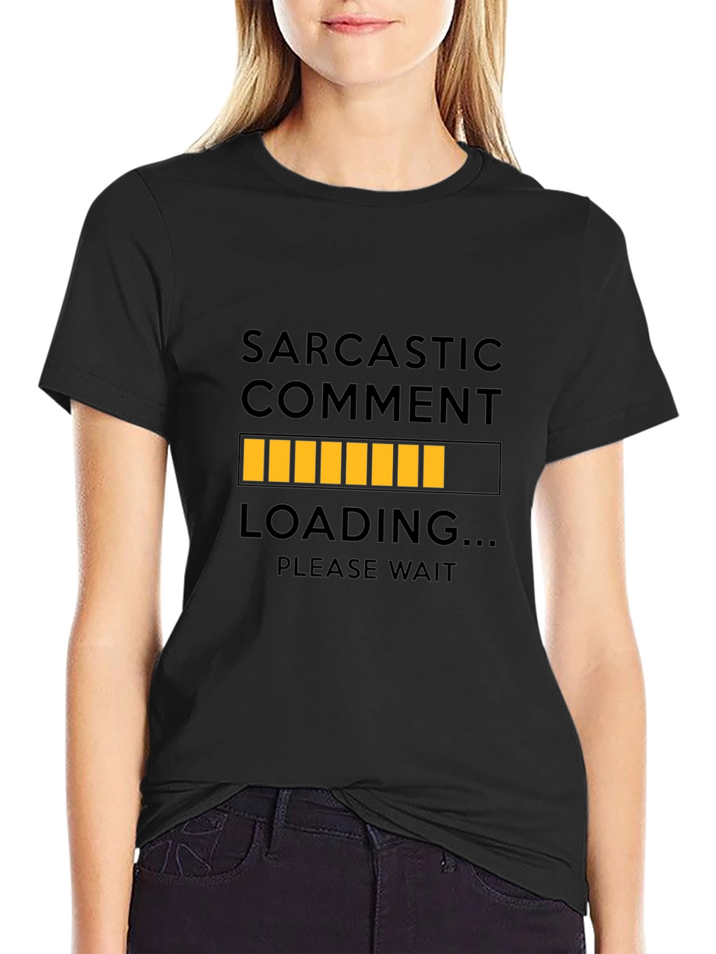 Sarcastic Comment Loading T-Shirt - Please Wait Funny Tee