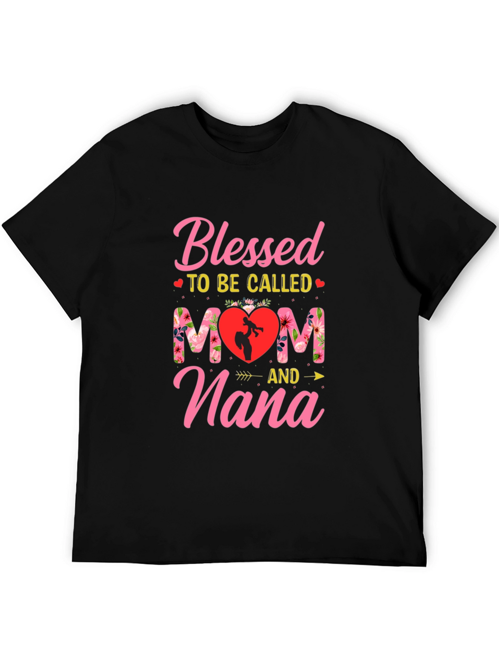 Blessed Mom & Nana Graphic T-Shirt