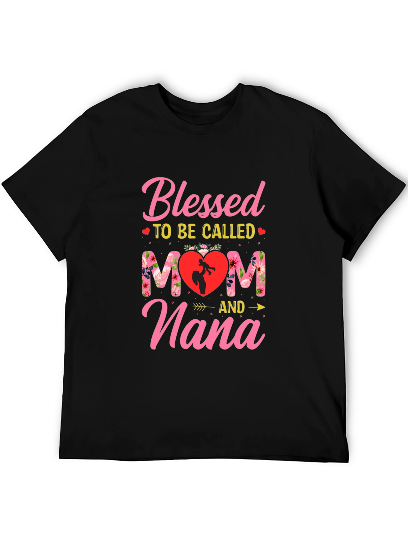 Blessed Mom & Nana Graphic T-Shirt