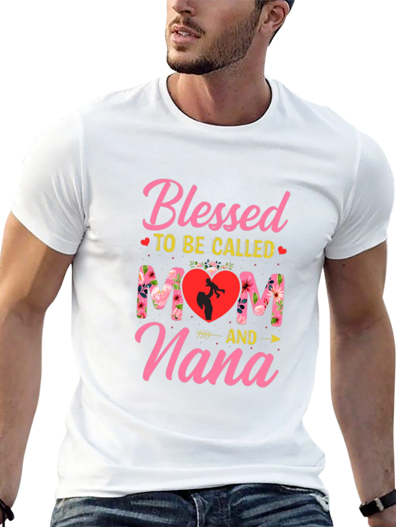Blessed Mom & Nana Graphic T-Shirt