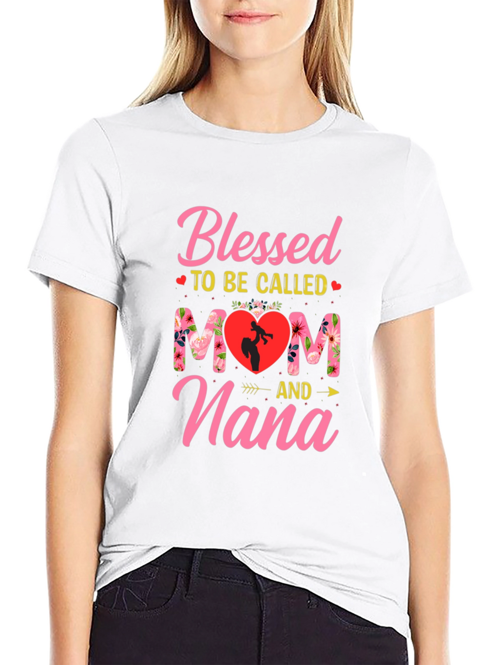 Blessed Mom & Nana Graphic T-Shirt