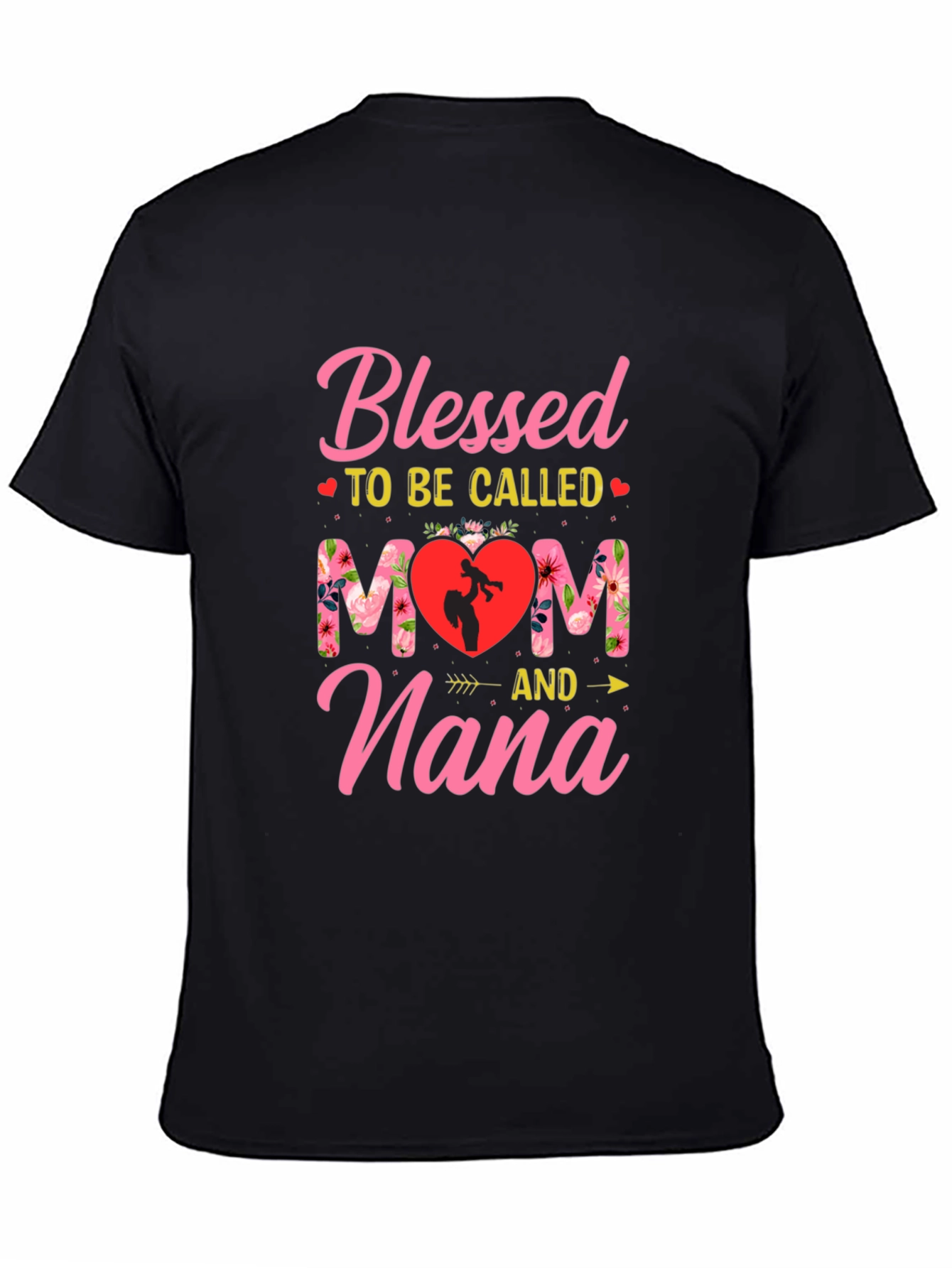 Blessed Mom & Nana Graphic T-Shirt