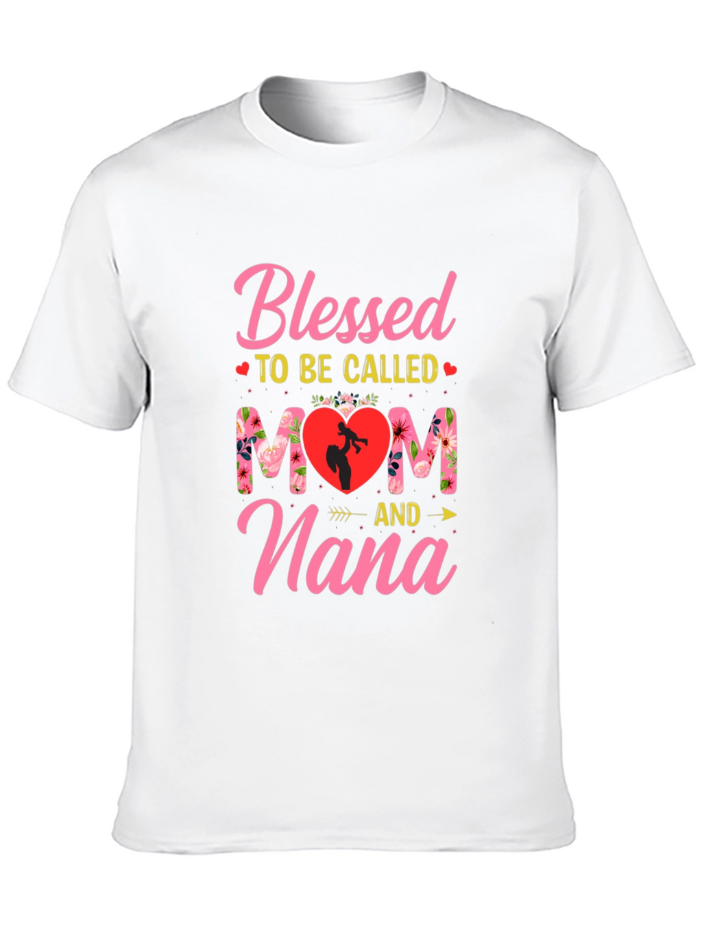 Blessed Mom & Nana Graphic T-Shirt