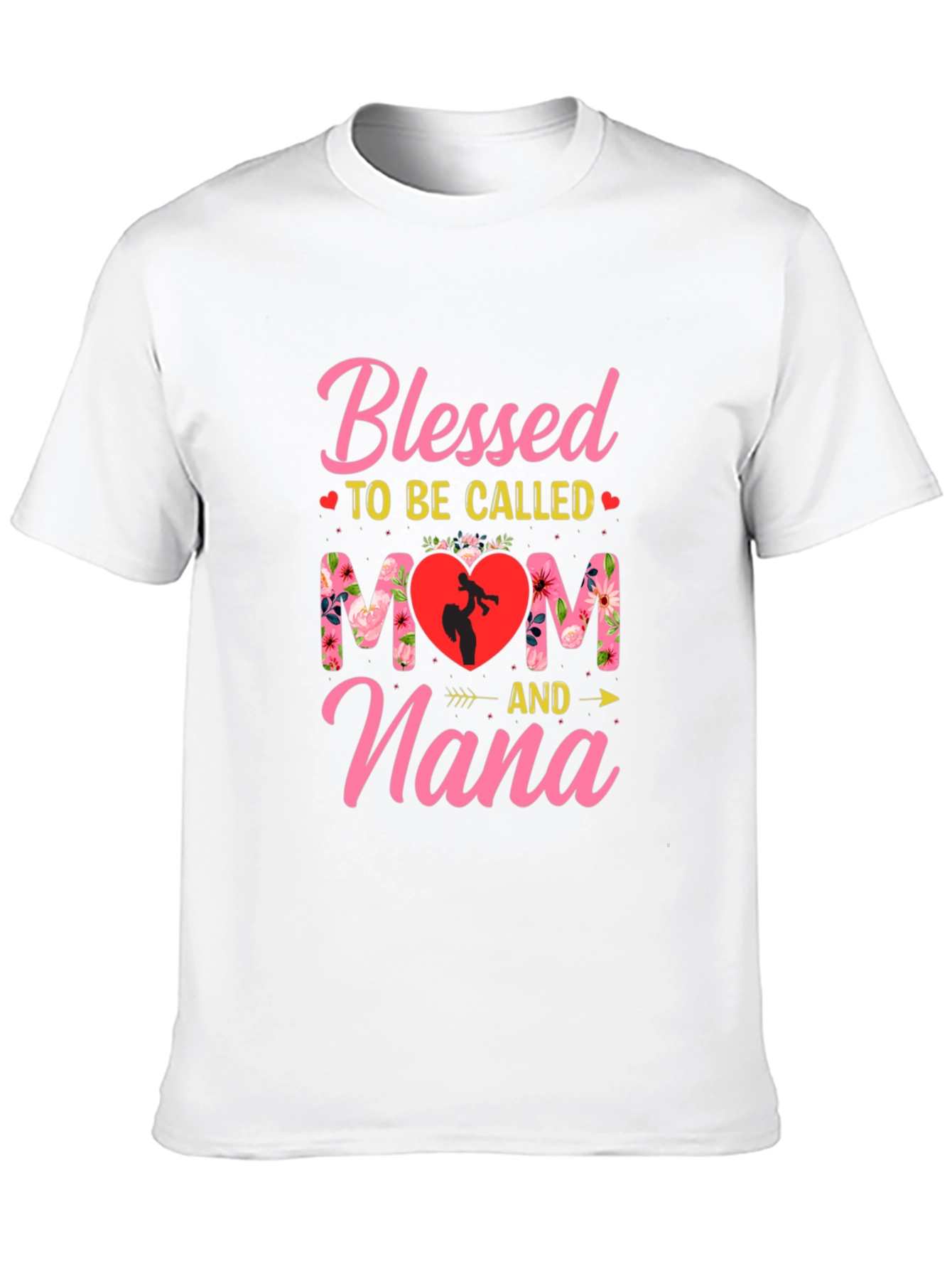 Blessed Mom & Nana Graphic T-Shirt