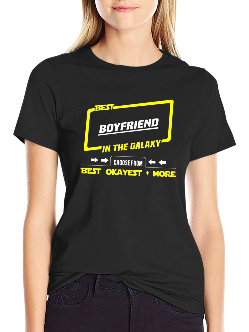 Best Boyfriend in the Galaxy Graphic T-Shirt