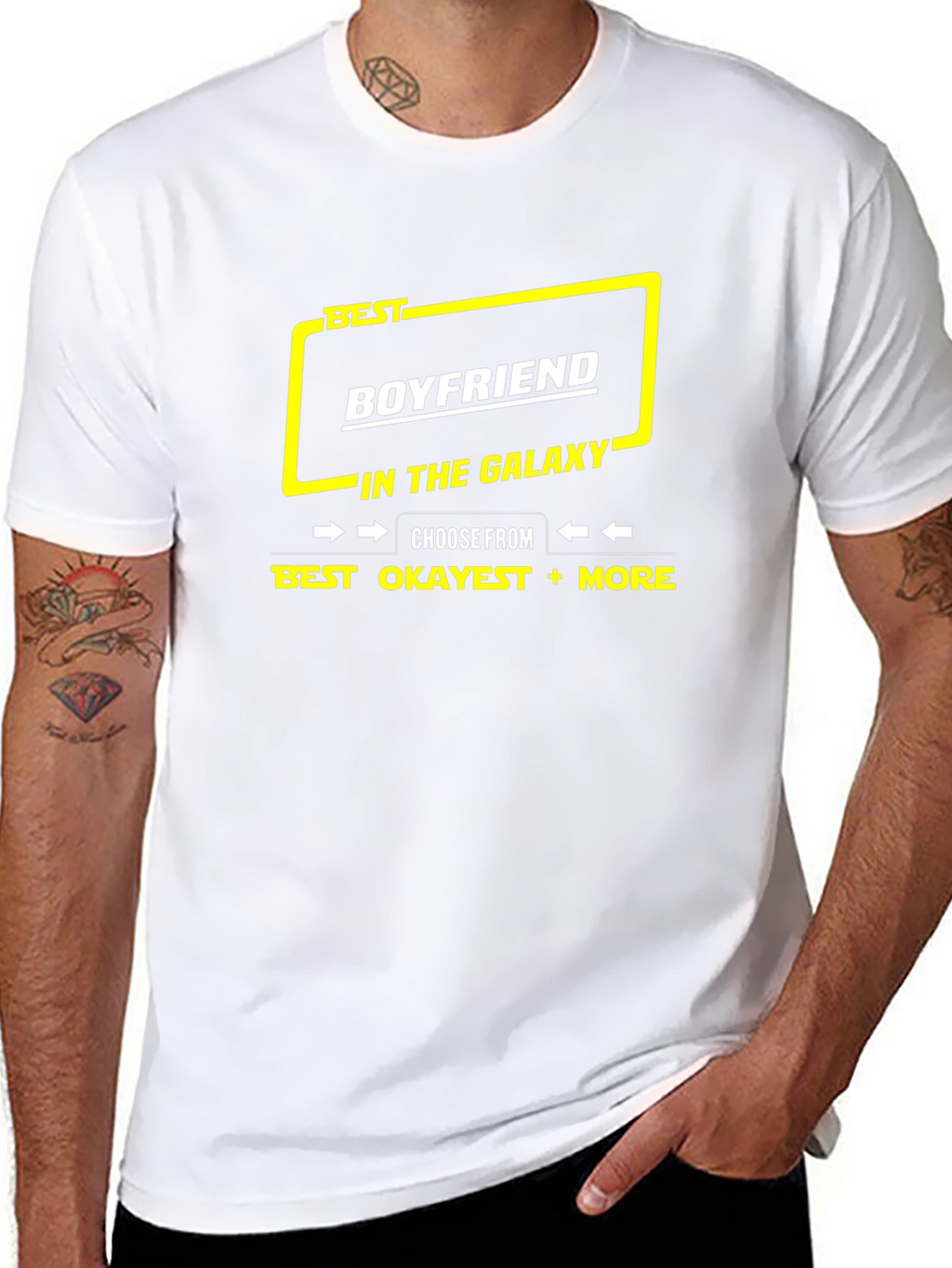 Best Boyfriend in the Galaxy Graphic T-Shirt