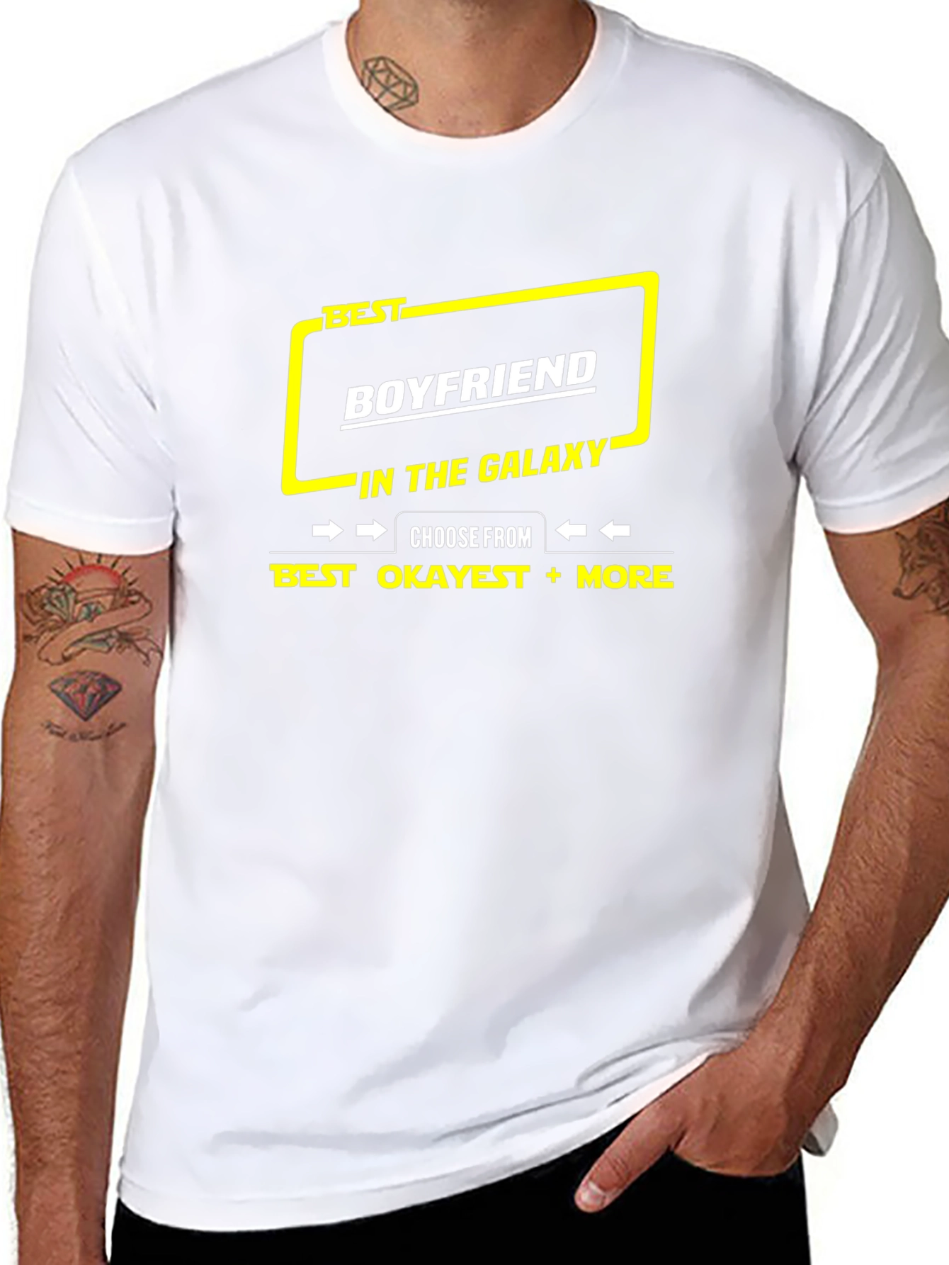 Best Boyfriend in the Galaxy Graphic T-Shirt