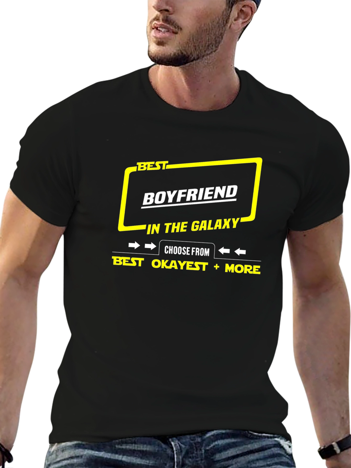 Best Boyfriend in the Galaxy Graphic T-Shirt