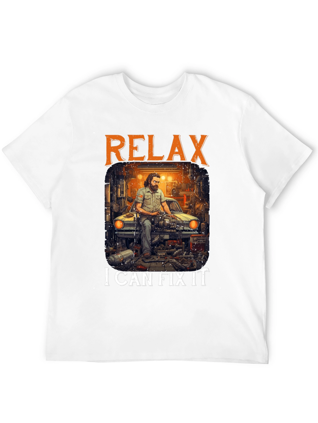 Relax I Can Fix It T-Shirt Mechanic Car Repair