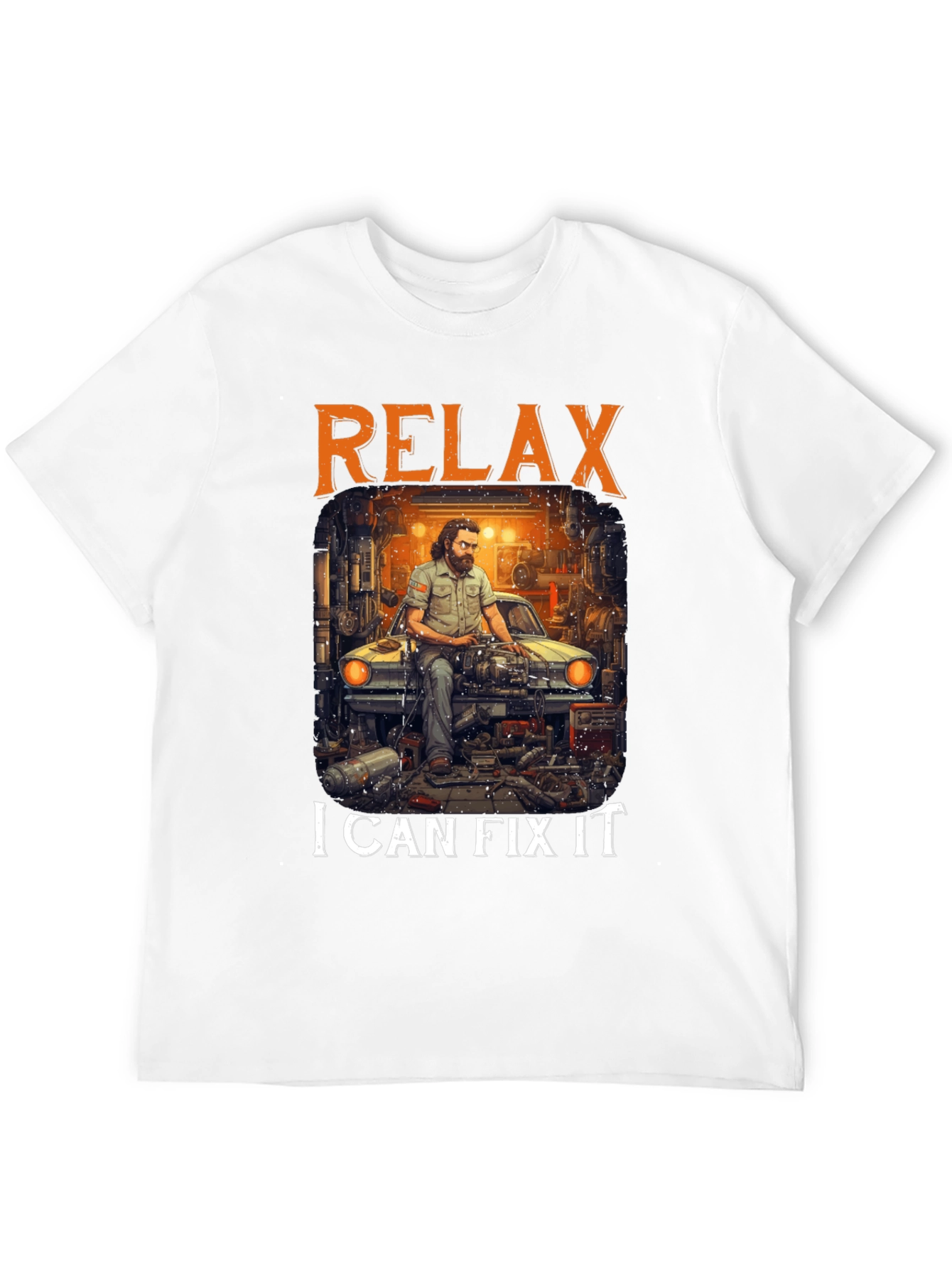 Relax I Can Fix It T-Shirt Mechanic Car Repair