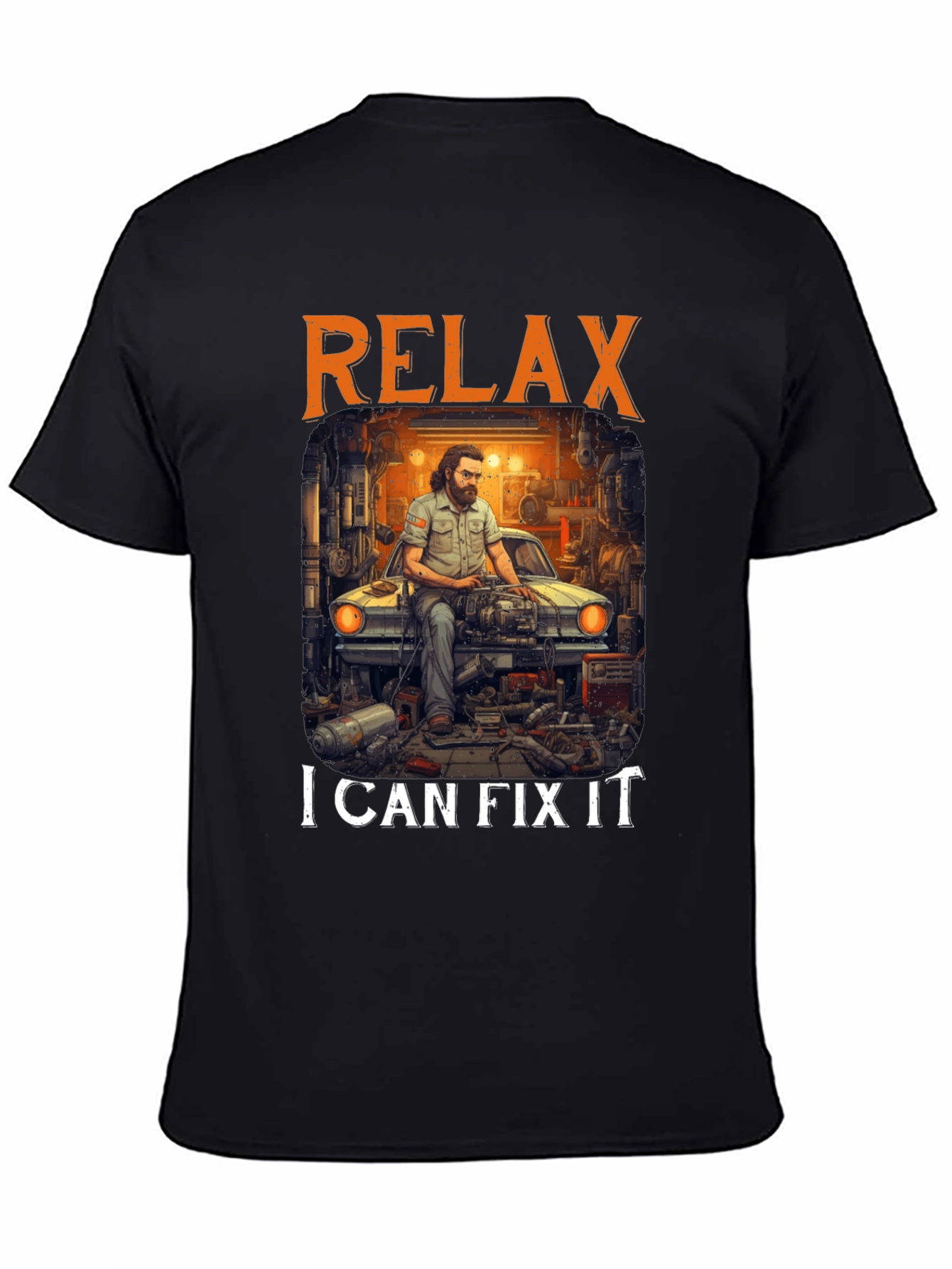 Relax I Can Fix It T-Shirt Mechanic Car Repair