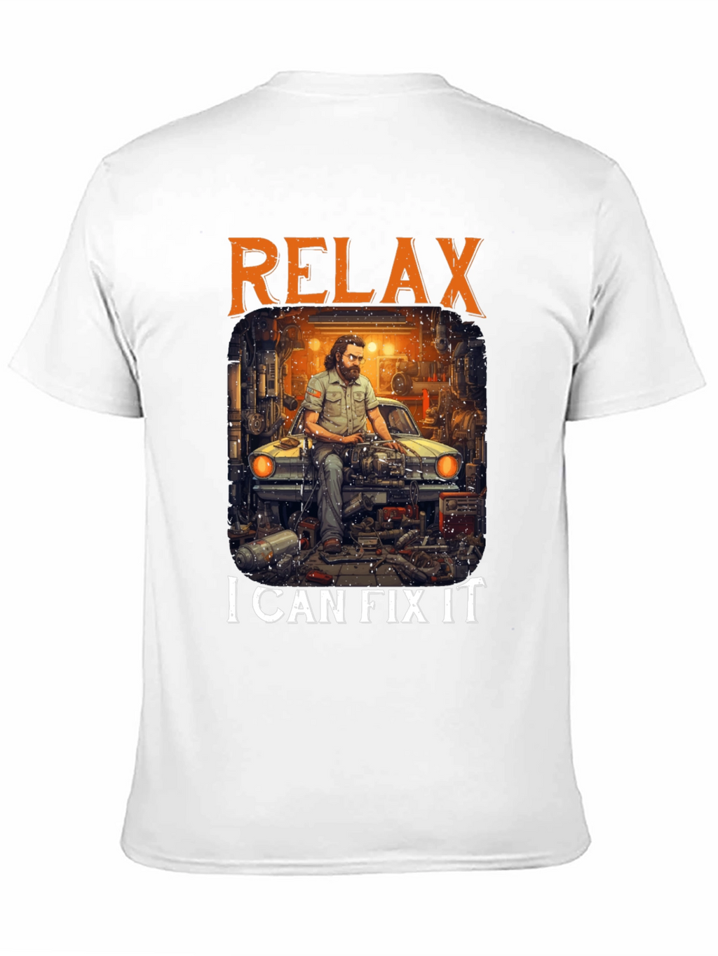 Relax I Can Fix It T-Shirt Mechanic Car Repair