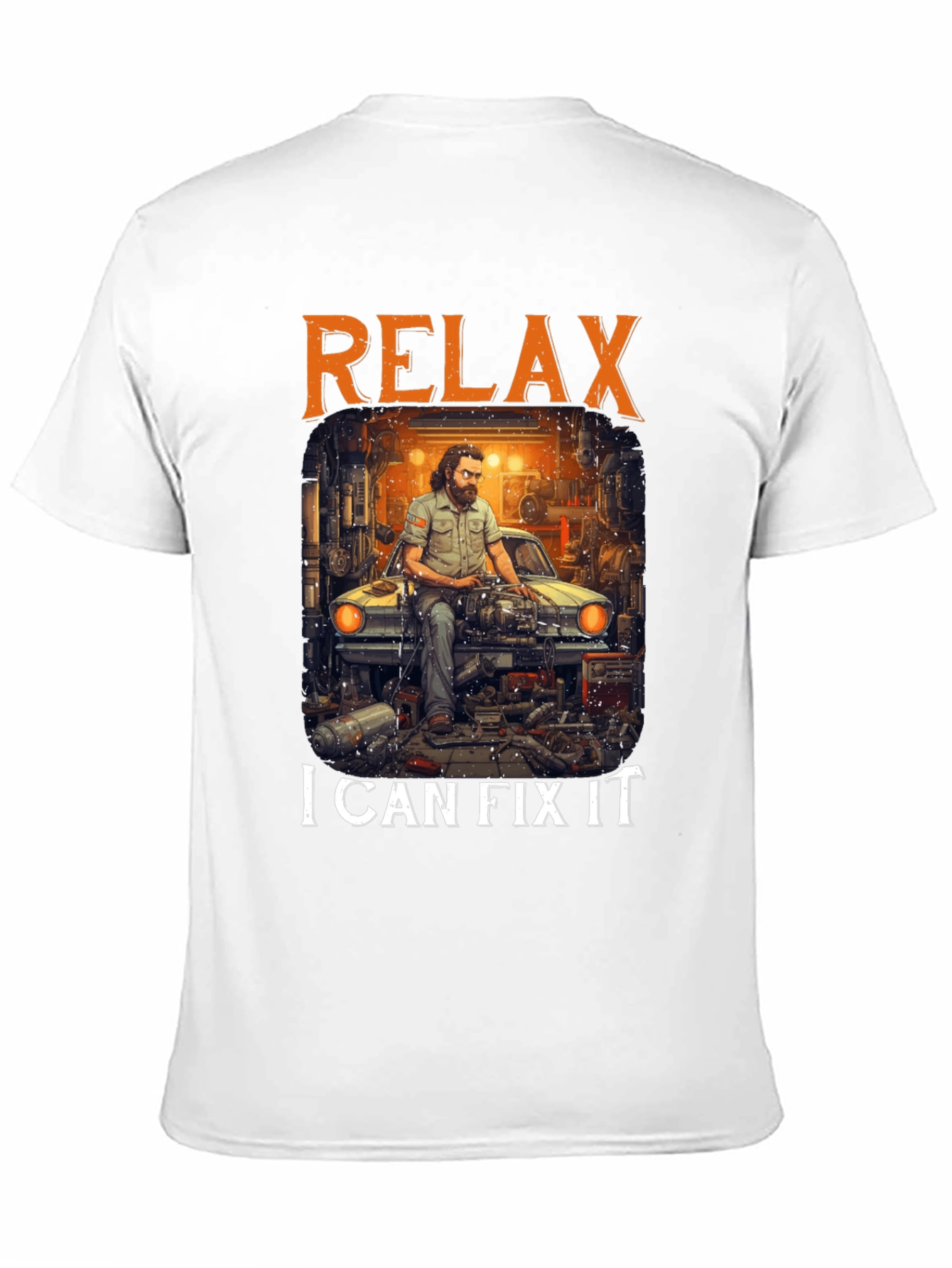 Relax I Can Fix It T-Shirt Mechanic Car Repair