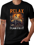 Relax I Can Fix It T-Shirt Mechanic Car Repair