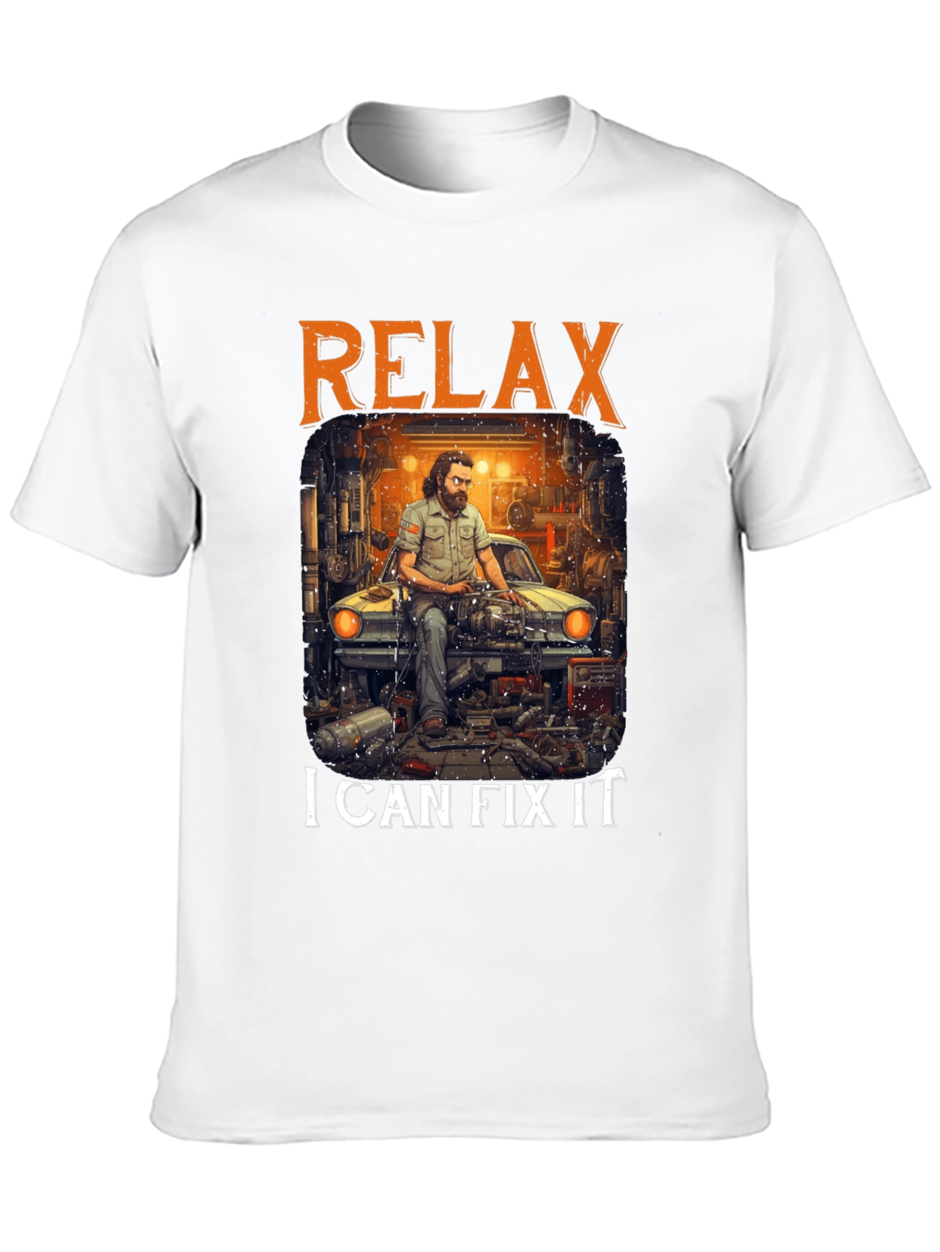 Relax I Can Fix It T-Shirt Mechanic Car Repair