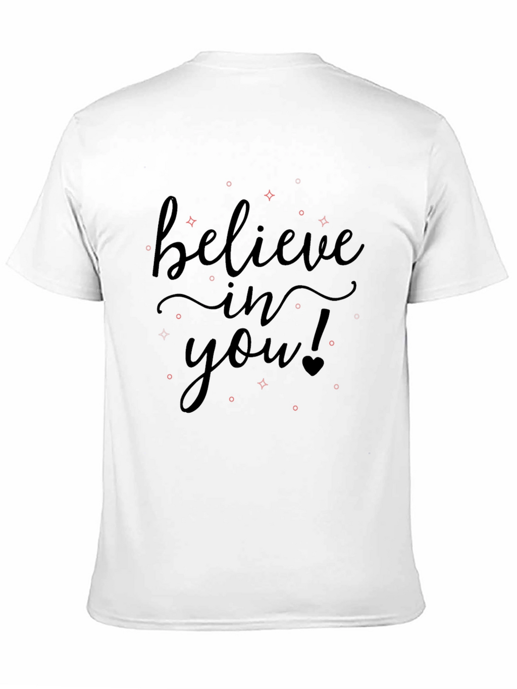 Believe In You Black Graphic Tee