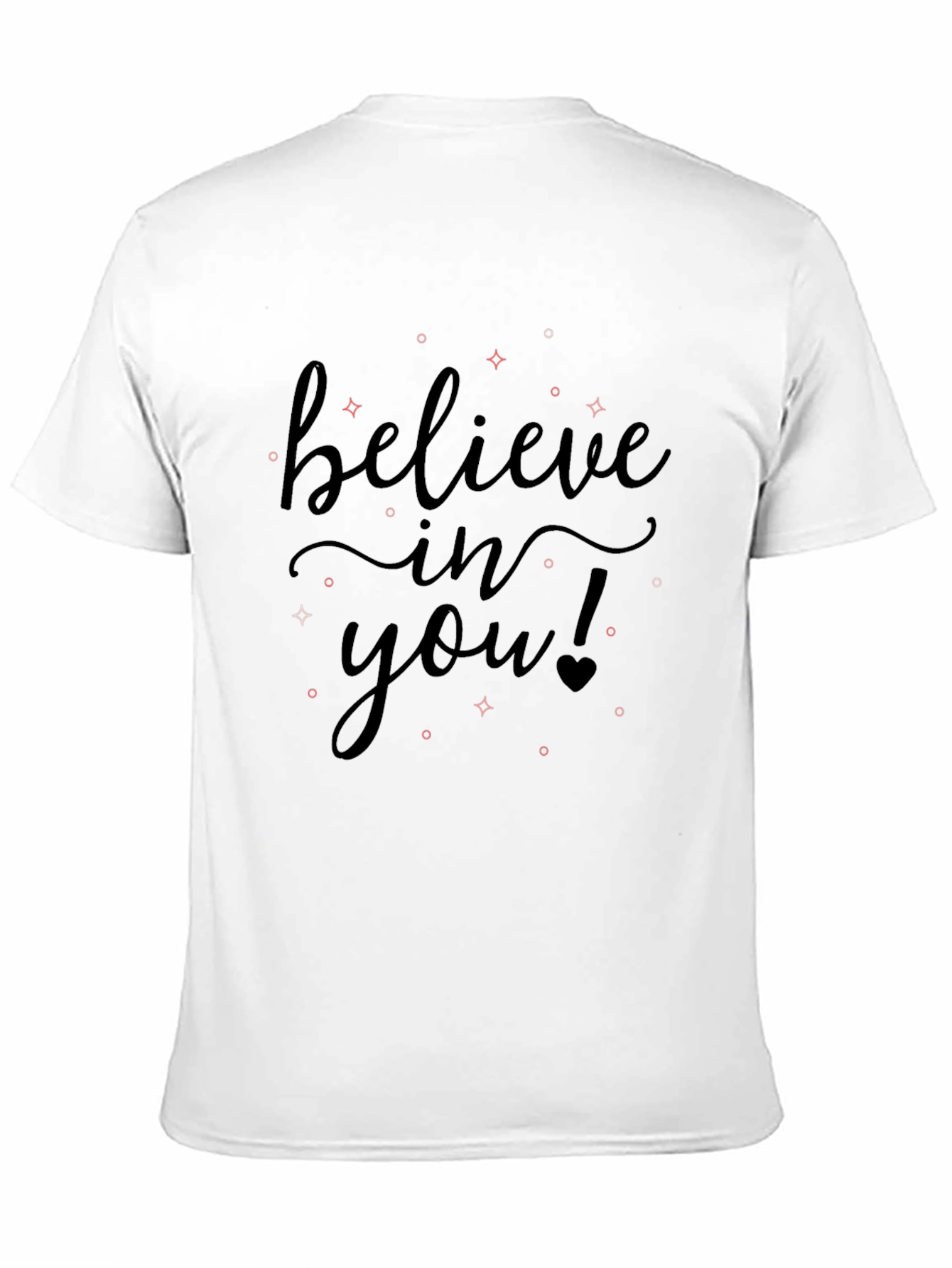 Believe In You Black Graphic Tee