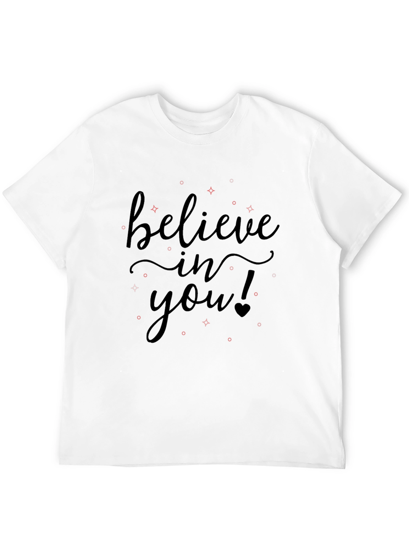 Believe In You Black Graphic Tee
