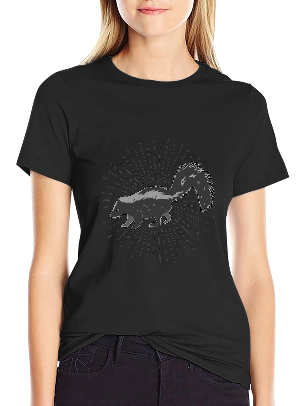 Skunk Graphic Tee - Modern Style