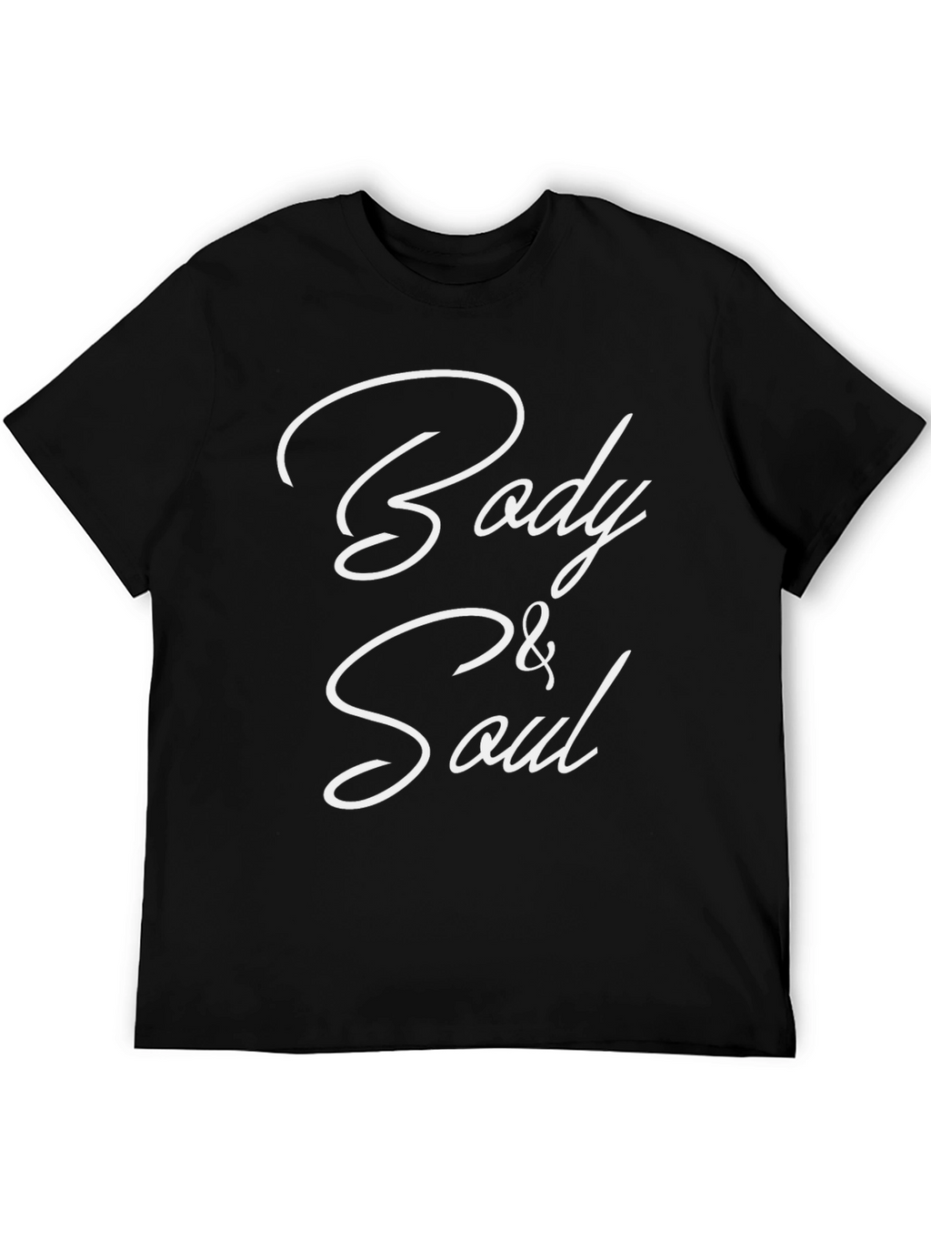 Body & Soul Black Graphic T-Shirt