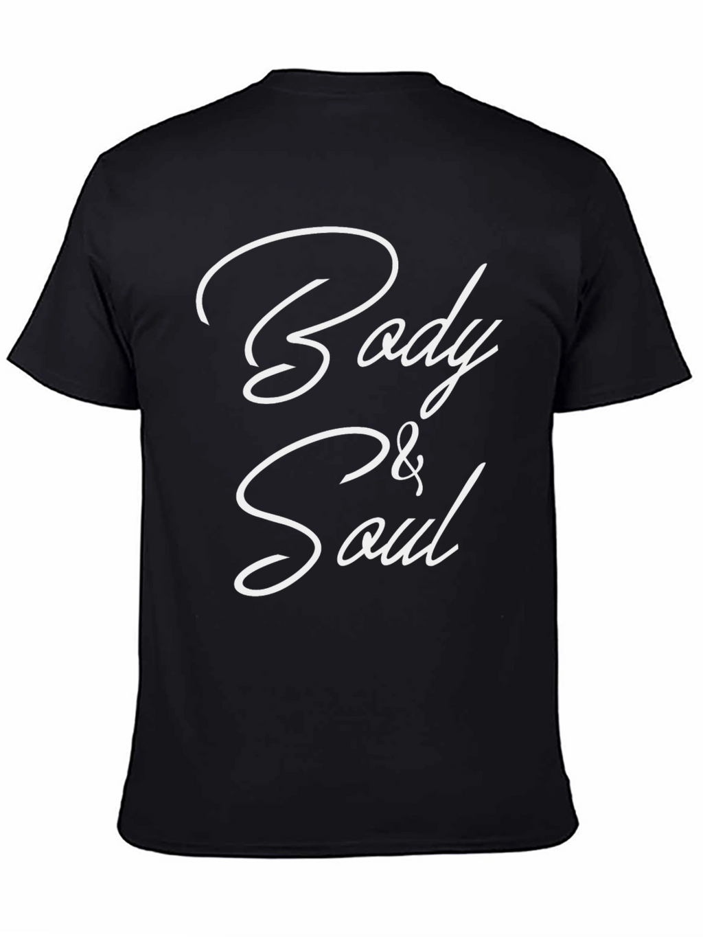 Body & Soul Black Graphic T-Shirt