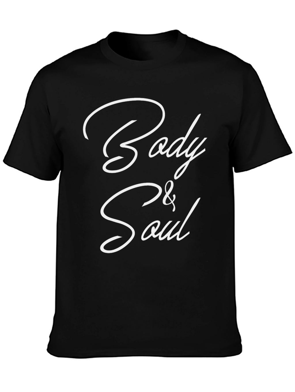Body & Soul Black Graphic T-Shirt