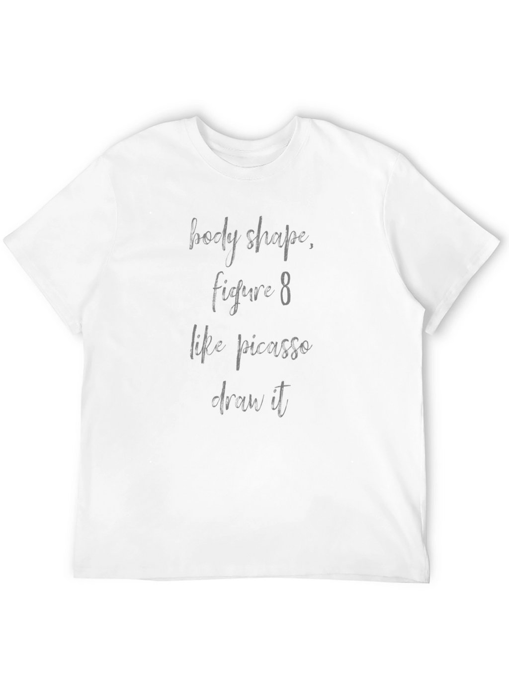 Picasso Body Shape Figure 8 Graphic Tee