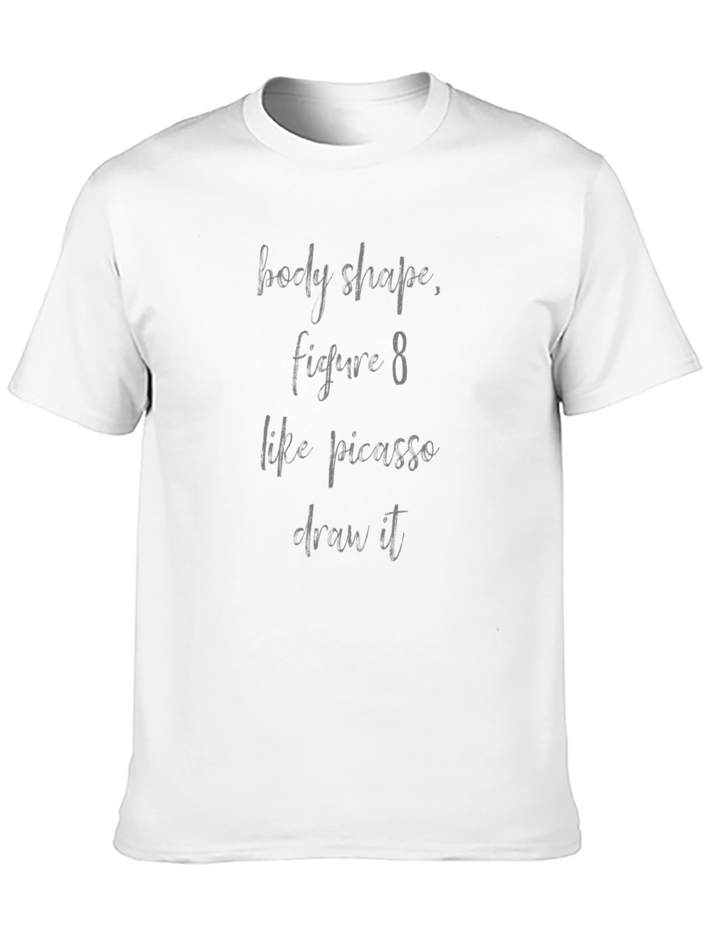 Picasso Body Shape Figure 8 Graphic Tee